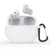 魔音Beats 纯白色壳 收藏宝贝送挂钩 耳机套卡通可爱降噪蓝牙耳机保护套防摔潮
