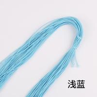 深蓝色 浅蓝1mm24米 缝衣服的弹力线松紧弹力绳橡皮筋衣用黑白缝纫线细小松紧带