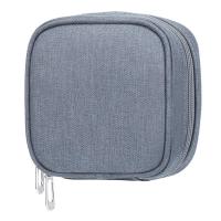 [灰色]简约款收纳包 数据线收纳包笔记本充电器鼠标移动电源硬盘收纳盒电子配件便携袋