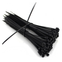 黑色扎带[50根] 自锁式塑料束线黑色勒死狗码表卡扣自行车刹车线管绑带
