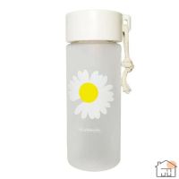 L68-白色透明[不带吸管]单杯 水杯学生防摔女孩子夏季生大人随手便携提手简约透明防摔塑料杯子