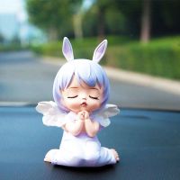 紫色安妮 汽车摆件可爱安妮天使女生车饰车内饰品卡通中控摆件车上装饰用品