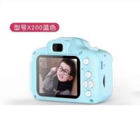 升级款-蓝色-800w 无内存卡 需另行购买 儿童相机 可拍照迷你小单反高清照相机儿童礼物
