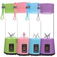 绿色 6刀叶 8倍动力 顶配 塑料杯身 韩派便携式迷你榨汁机家用水果小型炸果汁机无线电动多功能榨汁杯