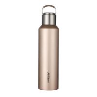 牛皮绳吊带款-典雅黑 450ML 一杯双盖*[支持刻字] 全钢保温杯男女高档超大容量304不锈钢加厚户外便携式旅行壶杯子