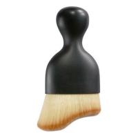 黑色 底妆好帮手轮廓曲线弧形粉底刷BB霜裸妆无粉痕化妆便携不吃粉