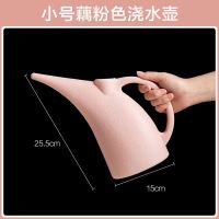 小号藕粉色 塑料长嘴洒水壶园艺多肉植物浇花喷壶家用大容量养花喷水壶花洒壶