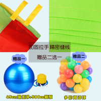 2米直径送10个海洋球 颜色随机(适合6-8人玩) 彩虹伞早教幼儿园儿童户外亲子游戏活动道具感统训练体育器材玩具