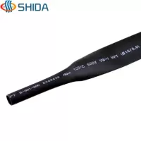 1mm黑10米 PE热缩管绝缘收缩套管UL环保阻燃电工数据电线电缆保护套管