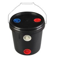 10升诱蜂桶 单诱蜂桶 诱蜂专用塑料桶黑色中蜂诱蜂桶蜂蜡招蜂水野外诱蜂