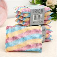 ST彩色王后 SST5个装[好用在来买] 加厚不沾油洗锅海绵家用双面洗碗百洁布耐用刷碗神器洗碗