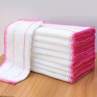 五层5条装 洗碗布厨房家用不沾油不掉毛强吸水抹布家务清洁擦桌布懒人百洁布