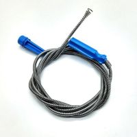 1.3米简易版[无赠品] 堵塞捅厕所厕所输通地漏下水道管工具神器疏通器下水管道手动钢丝