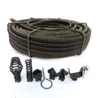 10米带全套刀具 5米一节 下水道疏通神器16毫米加密加粗加硬弹簧疏通机搅鞭钢丝通渠弹簧