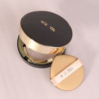 三色拉花黑金外壳+粉扑 韩国爱家age气垫空盒外壳四色三色拉花气垫替换芯可装带粉扑空壳