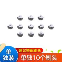 10枚钢丝刷头 一次性马桶刷套装家用卫生间清洗神器无死角可抛替换头洗厕所刷子