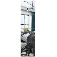 直角22cm四片+贴胶 镜子贴墙拼接穿衣镜粘贴宿舍卧室组合试衣镜长壁挂贴全身镜落地镜