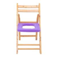 方形贵族紫色马桶垫1078 孕妇老年人坐便椅凳器坐垫家用实木折叠方形马桶椅子垫坐便套保暖