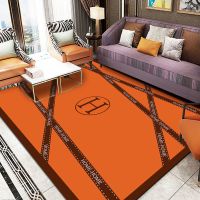 大H 80cm*120cm 个性大H简约现代 客厅茶几毯 轻奢家用卧室地毯衣帽间长方形地垫