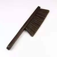 鸡翅木直把+精美挂绳 鸡翅木扫床刷防静电家用清洁扫床笤帚床上软毛刷地毯扫床神器除尘