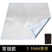 [普通款]双面铝膜-厚度2.5mm [0.5*0.5米]小坐垫没收纳袋 防潮垫加厚户外大学生宿舍神器寝室防霉防水野餐垫子