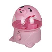 粉猪无礼品 卡通加湿器静音家用办公卧室3.5升大容量婴孕空气净化迷你香薰机
