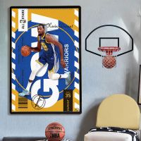 NBA球星1 KT板[40x60cm] NBA球星卧室背景装饰画背景墙科比乔丹库里詹姆斯客厅床头海报墙