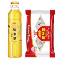 稻米油400ml+鸡蛋面片120g 双一万谷维多稻米油400ml非转基因食用油小瓶油宿舍小油