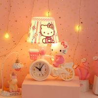 粉红色 喂奶小夜灯插电卧室睡眠灯创意少女心卡通可爱梦幻宿舍床头灯闹钟