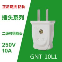 公牛GNT-10L1插头10A两脚 1只装 插头二脚三脚三相角孔10a16A两2项头漏电保护空调热水器插头