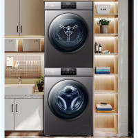 海尔(Haier) XQG100-B06+HG100-06 全自动滚筒洗衣机10公斤家用大容量变频节能智能预约