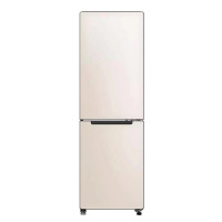 [米色/白+绿 颜色备注]统帅(leader) BCD-210WLLC2D0Y9 210升变频一级能效双门家用冰箱
