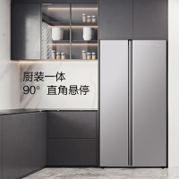 咨询查库存 海尔(Haier) BCD-523WGHSSEDGH 523L双开对开门 超薄嵌入式 电冰箱 家用变频大容量
