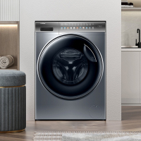 海尔(Haier) XQG100-HBD12366 洗衣机 大容量 直驱智慧洗智能投放防过敏滚筒洗衣机