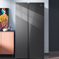 海尔(Haier) 冰箱 BCD-539WGHSSE5SL 539升对开门嵌入冰箱 彩晶一级变频 干湿分储