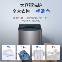 咨询查库存[99大促]海尔洗衣机 XQB100-BZ506 10kg全自动波轮洗衣机家用大容量直驱变频1级