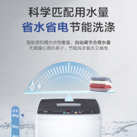 海尔(Haier)洗衣机 XQB80-M106 8公斤家用波轮洗衣机 漂甩二合一 水电双宽 智能模糊称重