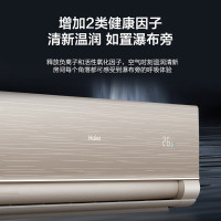海尔(Haier)空调 洗空气 KFR-35GW/A6HAA81U1(轻奢金)1.5匹 一级能效