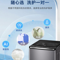 海尔(Haier)XQS100-BE6288 10公斤全自动波轮洗衣机直驱变频双动力防缠绕精华洗 健康除菌螨
