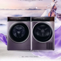 咨询查库存[99大促]卡萨帝(Casarte)纤诺洗衣机+烘干机热泵10公斤 C1 10P3U1+CG 10FP3U1