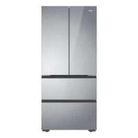 海尔小红花法式490升超薄大容量冰箱 阻氧干湿分储 594mm整机超薄BCD-490WGHFDE5GDU1