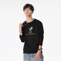 OYY2021秋季男生纯棉圆领长袖T恤学生时尚帅气上衣情侣卫衣