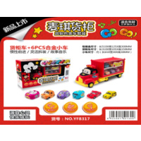 麦琪货柜合金车套装玩具6只装