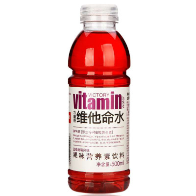 力量帝维他命(树莓味)营养素饮料500mL