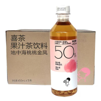 喜茶地中海金凤桃桃果汁茶450ml*15瓶