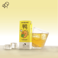 喜茶低糖鸭暴柠柠檬茶鸭屎香茶饮料250ml*24盒