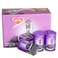 银鹭好粥道早餐八宝粥紫薯紫米粥 280g*12罐整箱速食粥 休闲零食