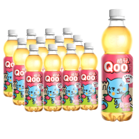 酷儿可口可乐美汁源450ml*12瓶蜜桃汁饮料饮品