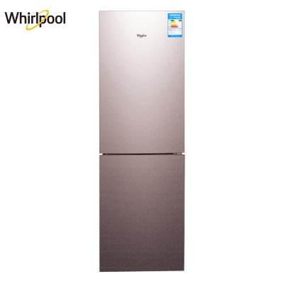 惠而浦(Whirlpool)BCD-291WLZW 291升风冷无霜 大冷冻力空间 家用电冰箱 两门冰箱(玫瑰金)