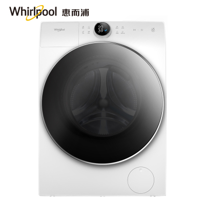 惠而浦(Whirlpool) WDD100944BAOW 帝王系列 10公斤DD变频洗烘一体智能滚筒洗衣机